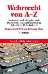 Cover von Wehrrecht von A-Z