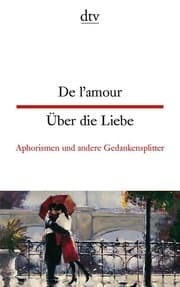 Cover von De l'amour/Über die Liebe