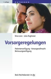Cover von Vorsorgeregelungen