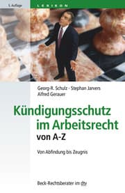 Cover von Kündigungsschutz im Arbeitsrecht von A-Z