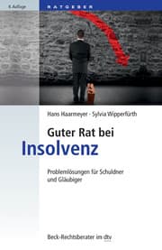 Cover von Guter Rat bei Insolvenz