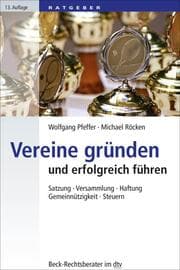 Cover von Vereine gründen und erfolgreich führen