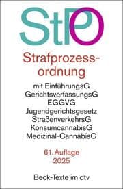 Cover von Strafprozessordnung