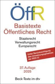Cover von Basistexte Öffentliches Recht