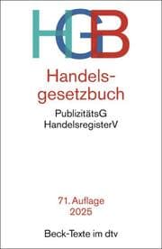 Cover von Handelsgesetzbuch