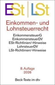 Cover von Einkommen-/Lohnsteuerrecht