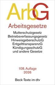 Cover von Arbeitsgesetze