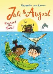 Cover von Juli und August - Krokodil über Bord