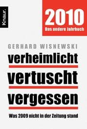 Cover von Verheimlicht, vertuscht, vergessen - 2010, das andere Jahrbuch