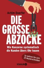 Cover von Die große Abzocke