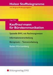 Cover von Holzer Stofftelegramme mit Original-Prüfungsaufgaben, BW