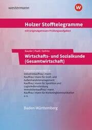 Cover von Holzer Stofftelegramme Baden-Württemberg - Wirtschafts- und Sozialkunde (Gesamtwirtschaft)