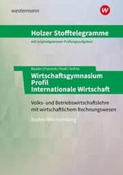 Cover von Holzer Stofftelegramme Baden-Württemberg - Wirtschaftsgymnasium