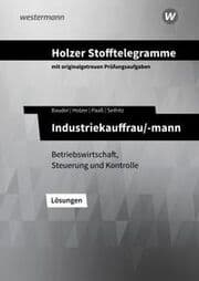 Cover von Holzer Stofftelegramme Baden-Württemberg - Industriekauffrau/-mann