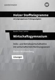 Cover von Holzer Stofftelegramme Baden-Württemberg - Wirtschaftsgymnasium