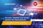 Cover von Formeln, Tabellen und Schaltzeichen für Elektroberufe mit umgestellten Formeln, englischen Fachbegriffen und IT-Grundlagenwissen