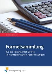 Cover von Formelsammlung - Mathematik für die Fachhochschulreife in nichttechnischen Fachrichtungen