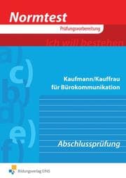 Cover von Normtest Kaufmann/Kauffrau für Bürokommunikation