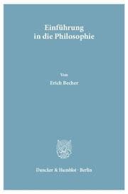 Cover von Einführung in die Philosophie.