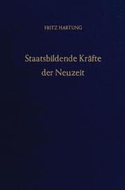 Cover von Staatsbildende Kräfte der Neuzeit.