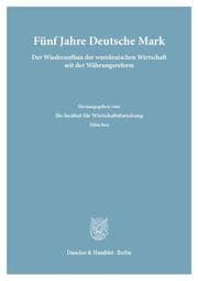 Cover von Fünf Jahre Deutsche Mark.