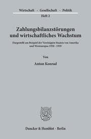 Cover von Zahlungsbilanzstörungen und wirtschaftliches Wachstum.