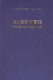 Cover von Adalbert Stifter - Mensch und Wirklichkeit