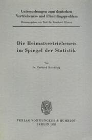 Cover von Untersuchungen zum deutschen Vertriebenen- und Flüchtlingsproblem.