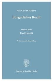 Cover von Bürgerliches Recht.