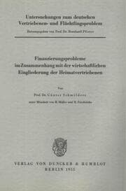Cover von Untersuchungen zum deutschen Vertriebenen- und Flüchtlingsproblem.