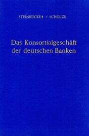 Cover von Das Konsortialgeschäft der deutschen Banken.