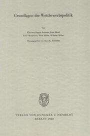Cover von Grundlagen der Wettbewerbspolitik.