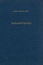 Cover von Rechtsanthropologie.