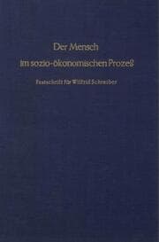 Cover von Der Mensch im sozio-ökonomischen Prozeß.
