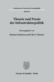Cover von Theorie und Praxis der Infrastrukturpolitik.