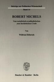 Cover von Robert Michels.