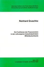 Cover von Die Funktionen der Finanzrevision in den volkseigenen Industriebetrieben Mitteldeutschlands.