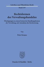 Cover von Rechtsformen des Verwaltungshandelns.