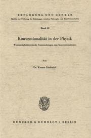 Cover von Konventionalität in der Physik.