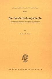 Cover von Die Sonderziehungsrechte.