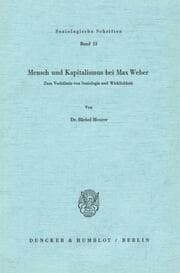 Cover von Mensch und Kapitalismus bei Max Weber.