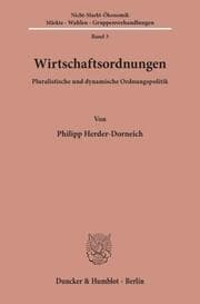 Cover von Wirtschaftsordnungen.