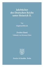 Cover von Jahrbücher des Deutschen Reichs unter Heinrich II.