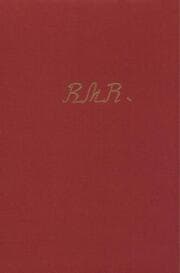 Cover von Rainer Maria Rilke.