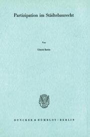 Cover von Partizipation im Städtebaurecht.