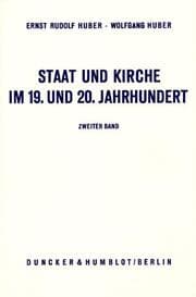 Cover von Staat und Kirche im 19. und 20. Jahrhundert.