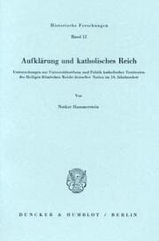 Cover von Aufklärung und katholisches Reich.