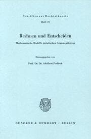 Cover von Rechnen und Entscheiden.