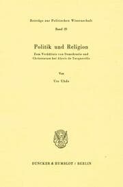 Cover von Politik und Religion.