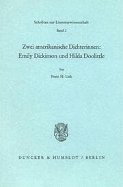 Cover von Zwei amerikanische Dichterinnen: Emily Dickinson und Hilda Doolittle.